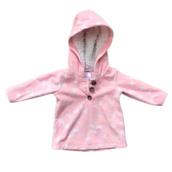 Carter's Other - ⭐️5/$10⭐️ Carter’s Baby girl hoodie adorable horses 3M ⭐️